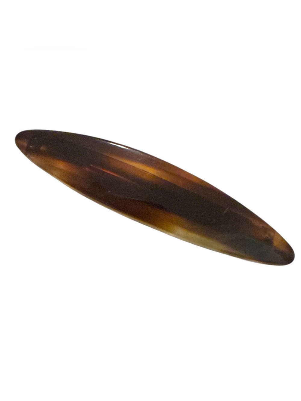 Vintage Tortoiseshell French Bar Barrette Hair Clip, 3.25” Long, Deadstock New